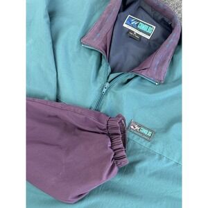 Vintage Cumulus Sun Mountain Sports Pullover Jacket XL Teal Purple